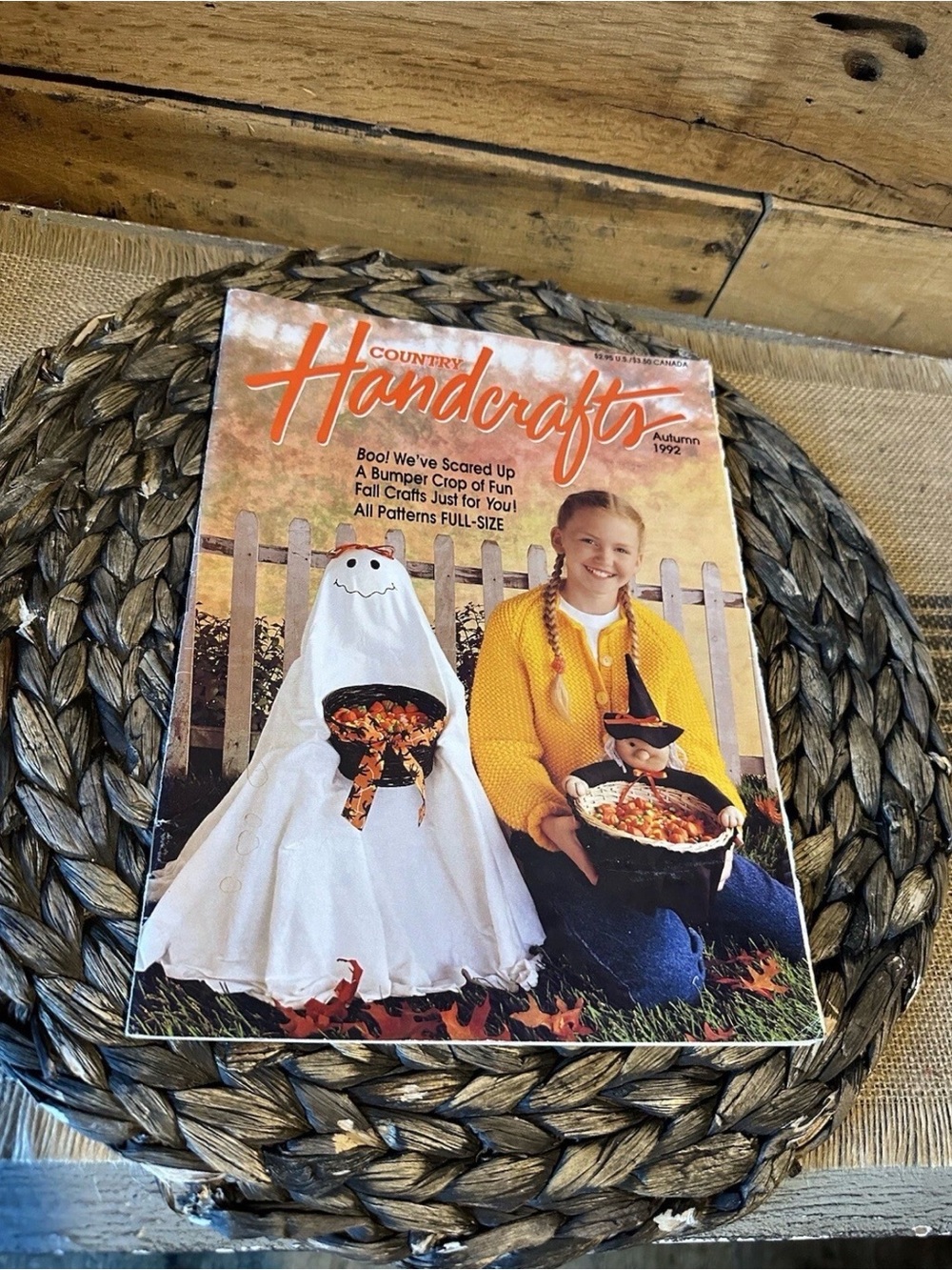 Country Handcrafts Magazine - Autumn 1992 Plus Extra Pattern Uncut